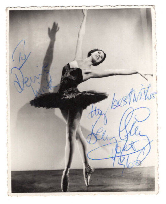 Beryl Grey Signed Photo 1966  / Autographed Ballet Dancer