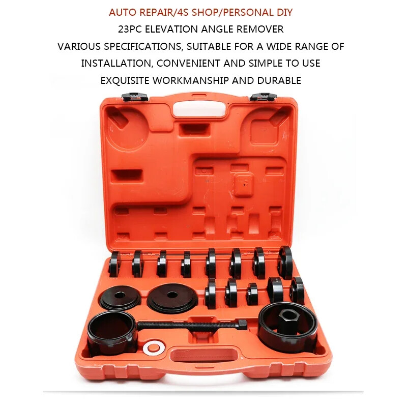 23 Pieces Of Puller Bearing Pressure Roller Puller Adapter Disassembly Kit