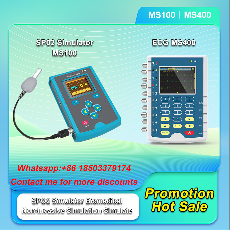 MS100 MS400 SPO2 ECG Simulator Non-Invasive Simulation Simulate Machine