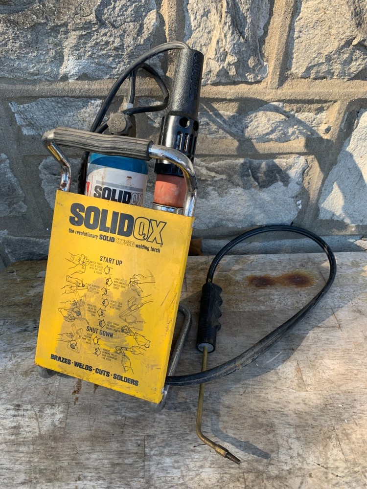 Solid OX2 Solid oxygen Welding Torch Brazes Welds Cuts Solders UNTESTED