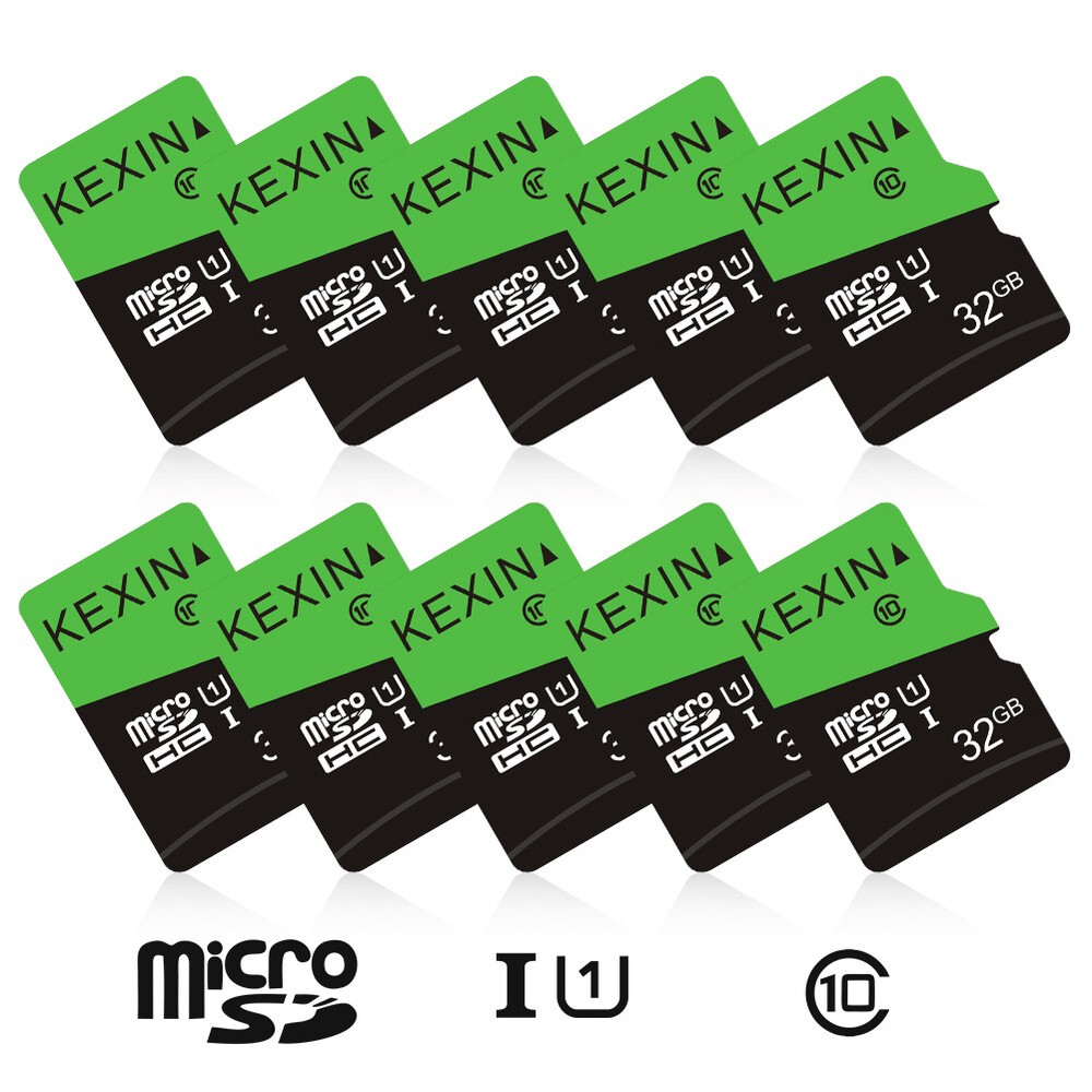 32GB Micro SD TF Card SDHC Class 10 Flash Memory Card Storage+ Free Adapter Lot