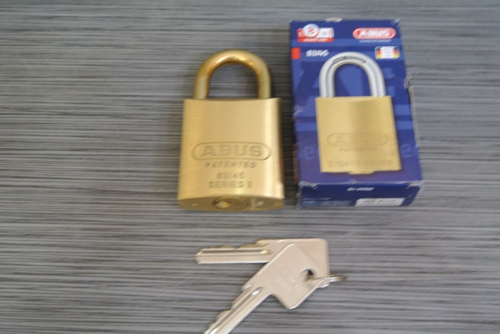 Abus 83/45 Solid Brass Rekeyable Padlock MB 100