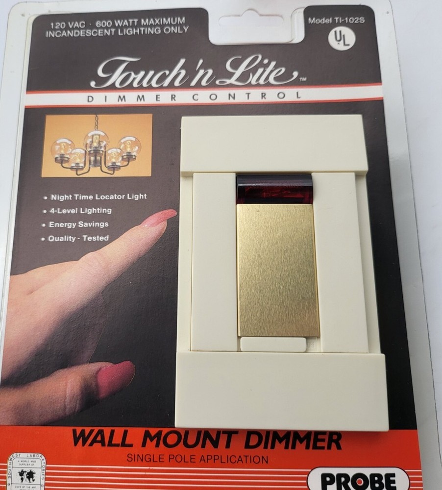 Probe Light Switch Touch N Lite Wall Mount Dimmer Control