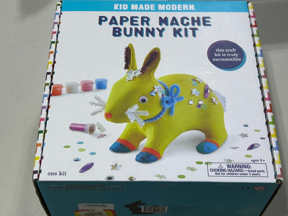 Paper Mache Bunny Kit! Perfect for Easter or summer craft play!