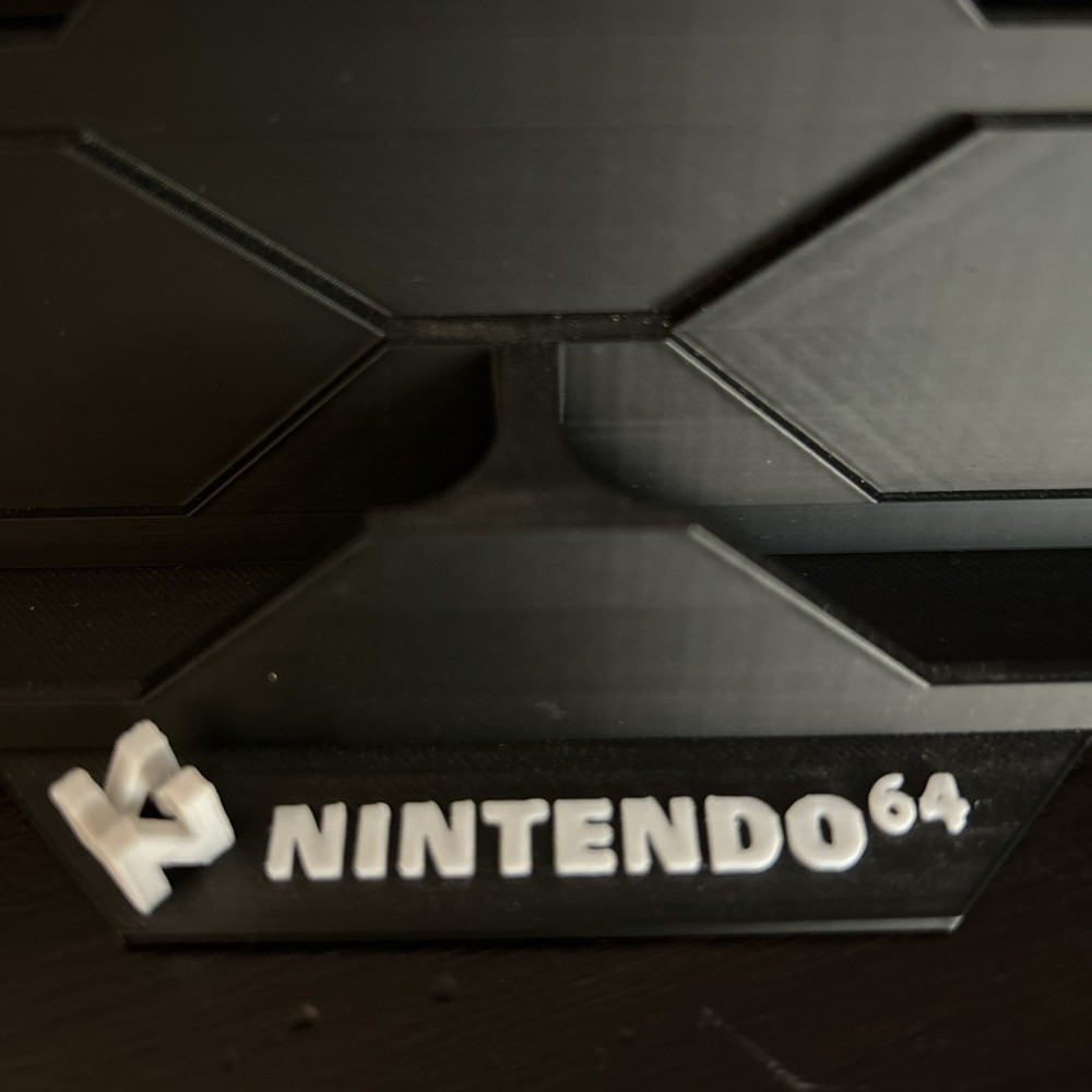 3D Printed N64 Game Display Stand