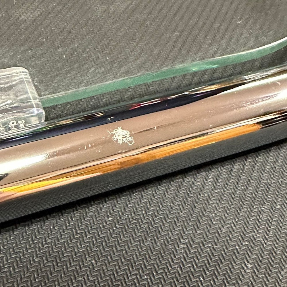 AS-IS 24" Glass Shelf Polished Chrome