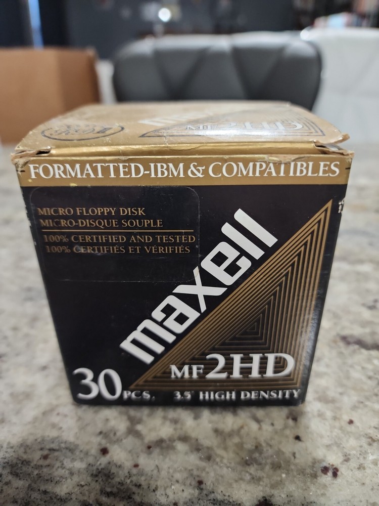 Maxwell MF 2HD 3.5 High Density 29pcs. Open Box Untested