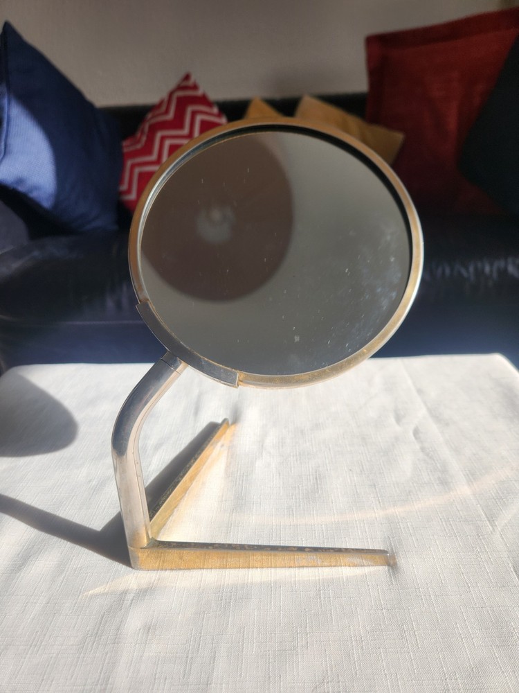 Art Deco double sided table/vanity mirror with magnification c1930