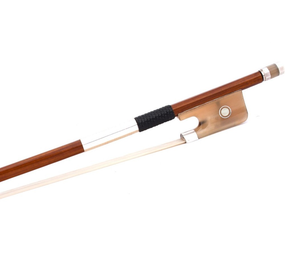 D.PECCATTE Copy Master Pernambuco Cello Bow 4/4 White OX Parisan eye Silver Fast