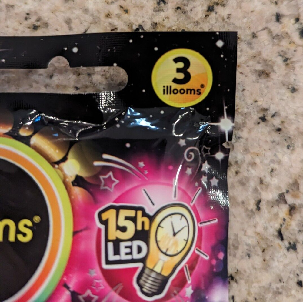 Marble Light Up Balloons - 3 Pcs