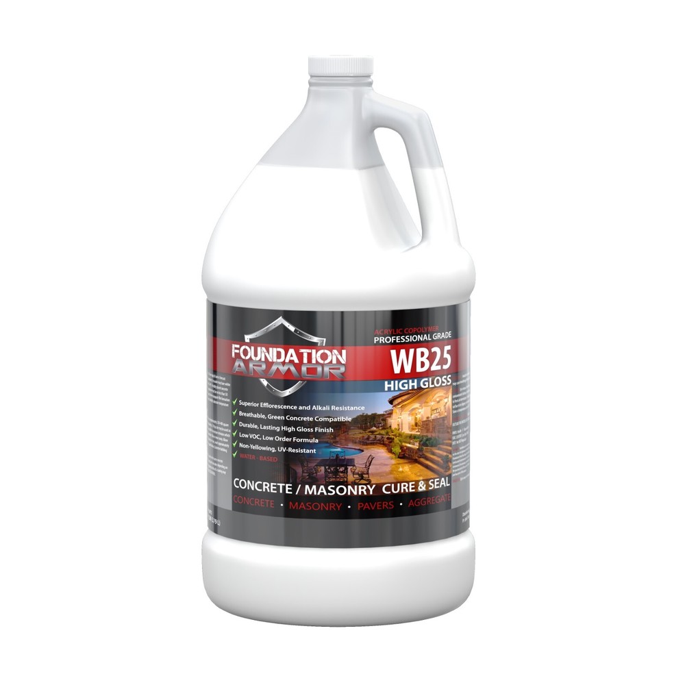 Armor WB25 Water Based High Gloss Acrylic Sealer - 1 GAL