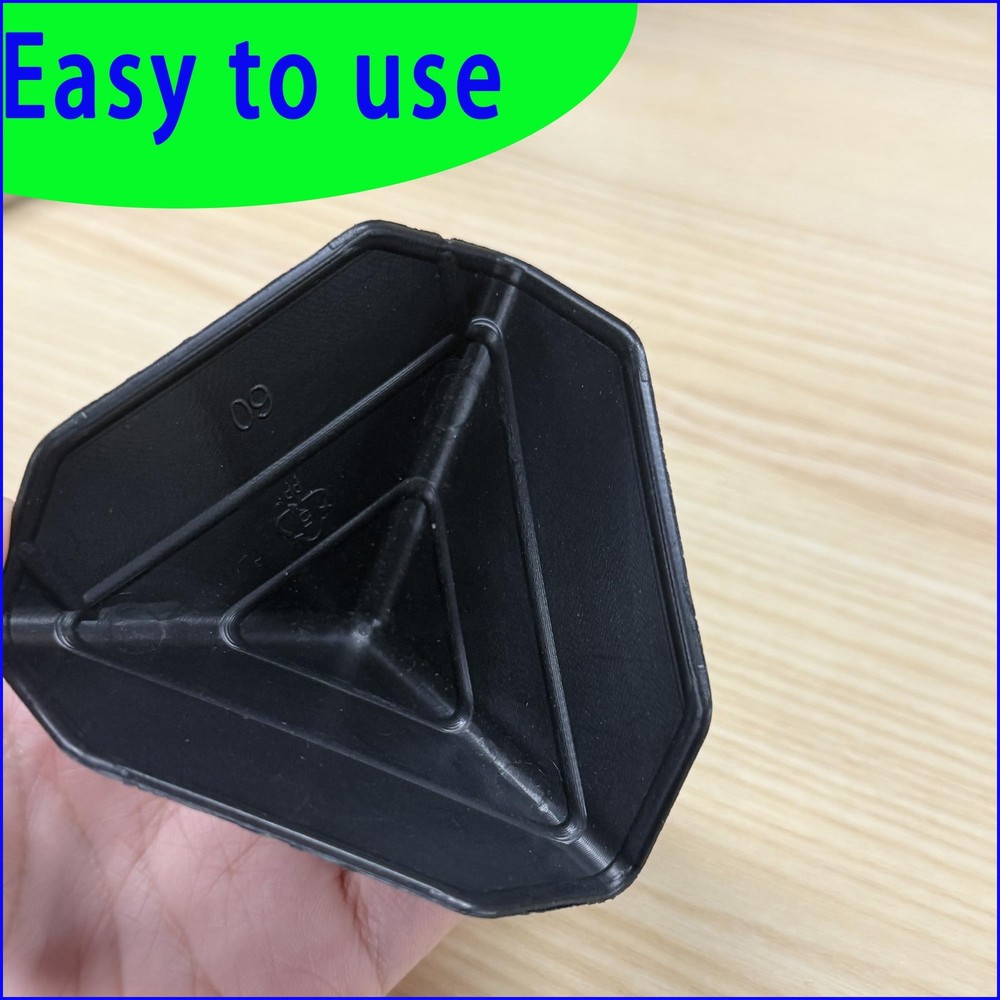 80 Pack Shipping Box Corner Protectors Plastic Packaging Edge Black