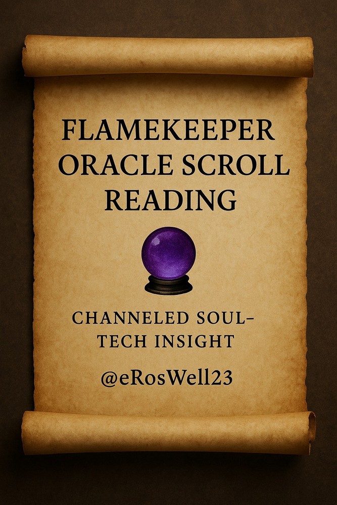 ✨ Flamekeeper Oracle Scroll Reading 🔮 Channeled Insight @eRosWell23
