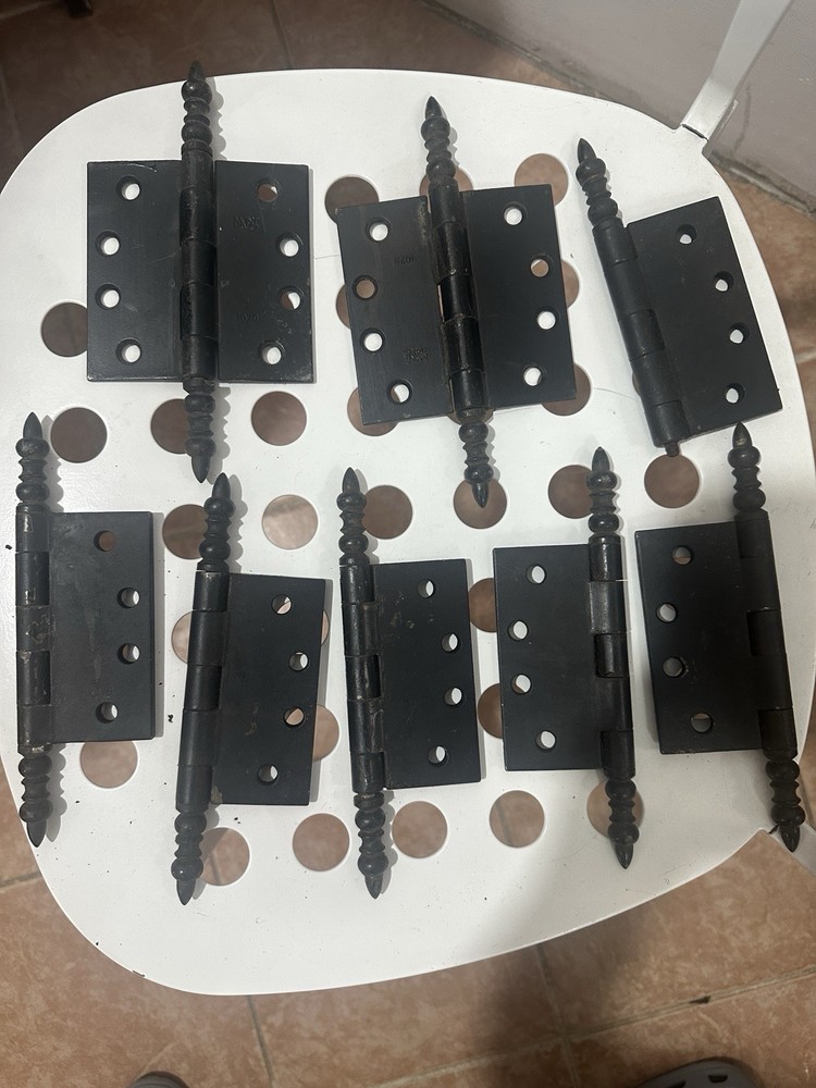 4x4 black antique hinges