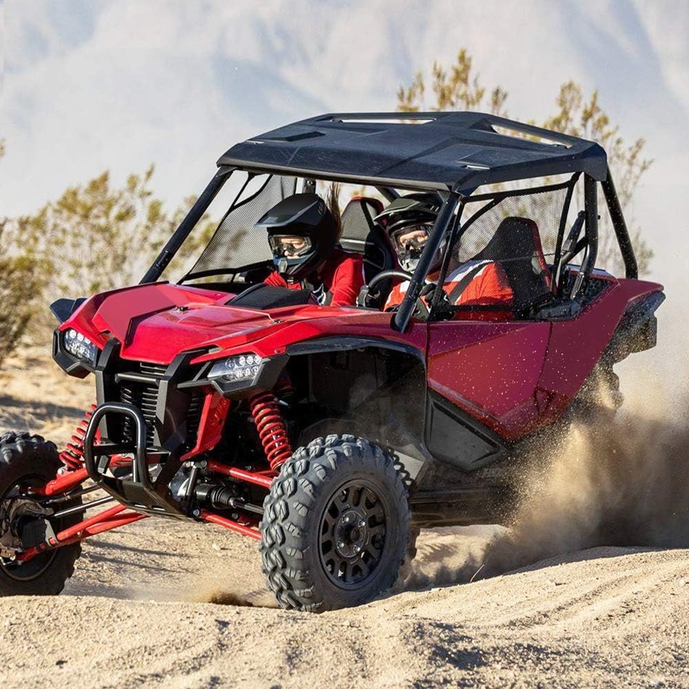 KEMIMOTO UTV Front Lower Doors, Doors with Built in Frame, Block Dust &...