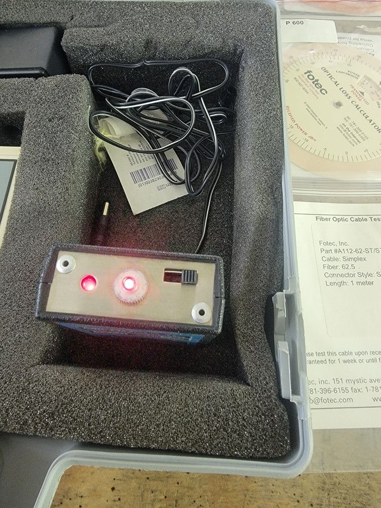 Fotec Fiber Optic Test Kit