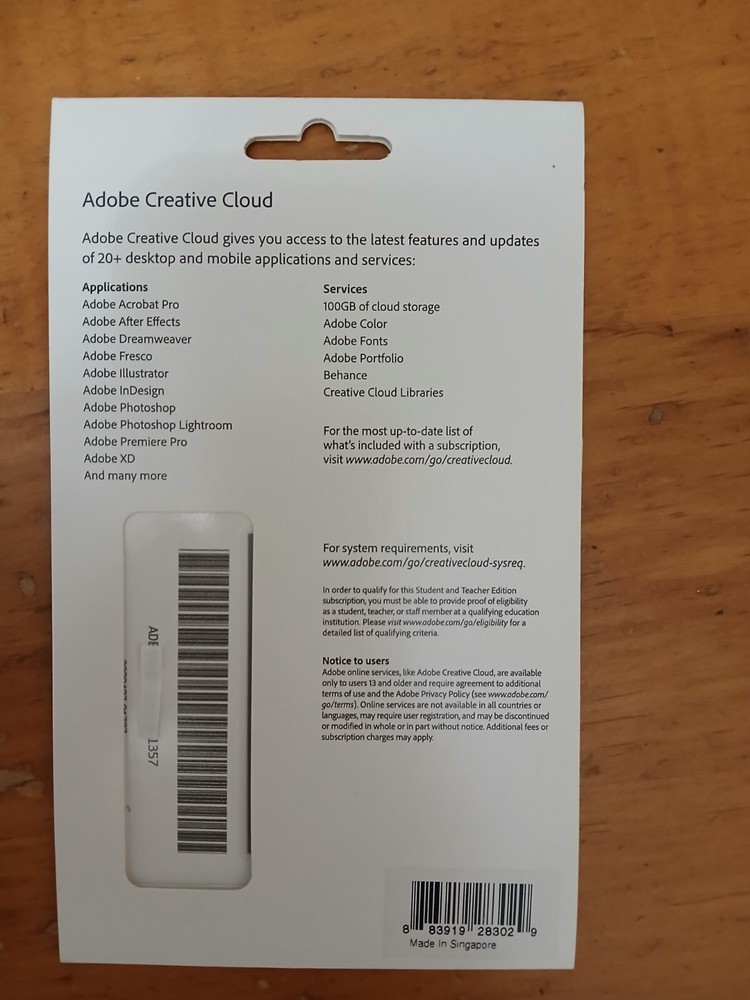 Adobe Creative Suite for graphic design, video editing, and web design