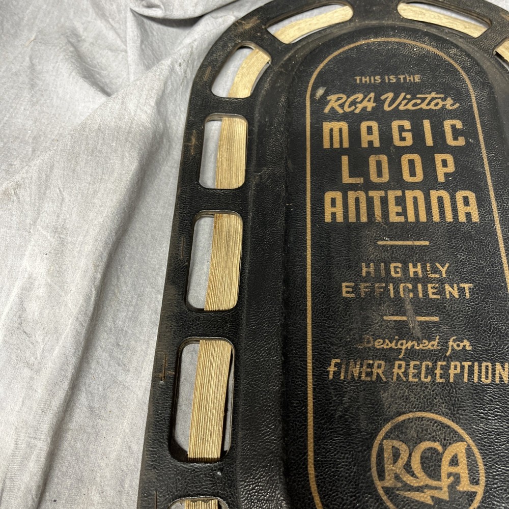 RCA Victor magic Magic Loop antenna untested parts or display