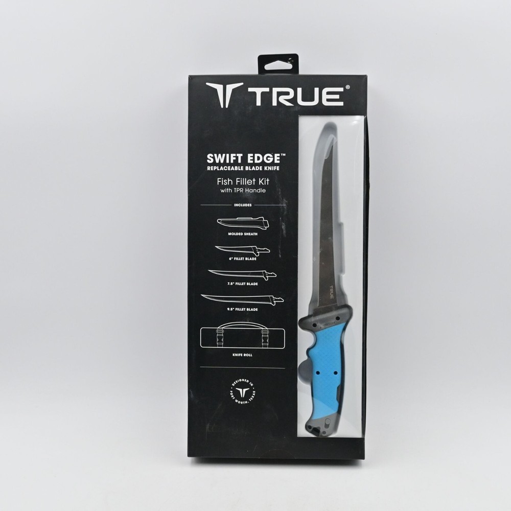 True Swift Edge Fish Fillet Kit With TPR Handle & Replaceable Blades