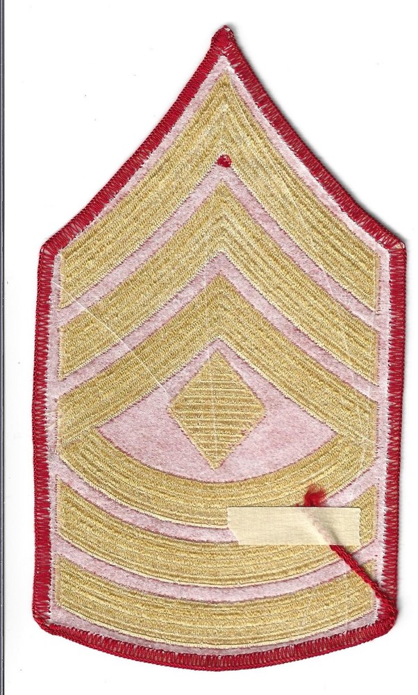 USMC US Marine Corps FIRST SERGEANT Patch