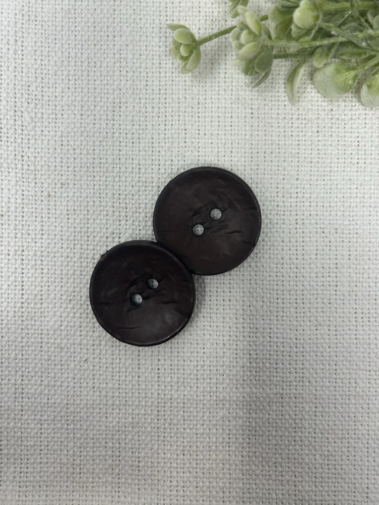 Textured Sewing Buttons 1.5” Multicolor Two Hole Mix & Match - 6 Pack