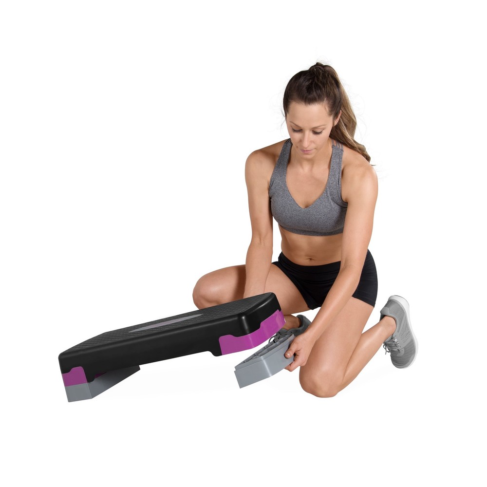 Aerobic Stepper Platform Black & Pink