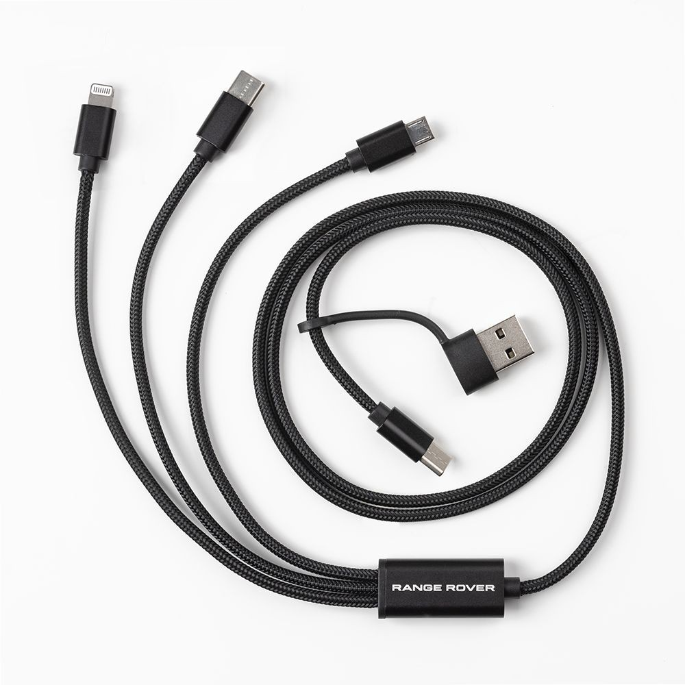 GENUINE RANGE ROVER CHARGING CABLE 3IN1