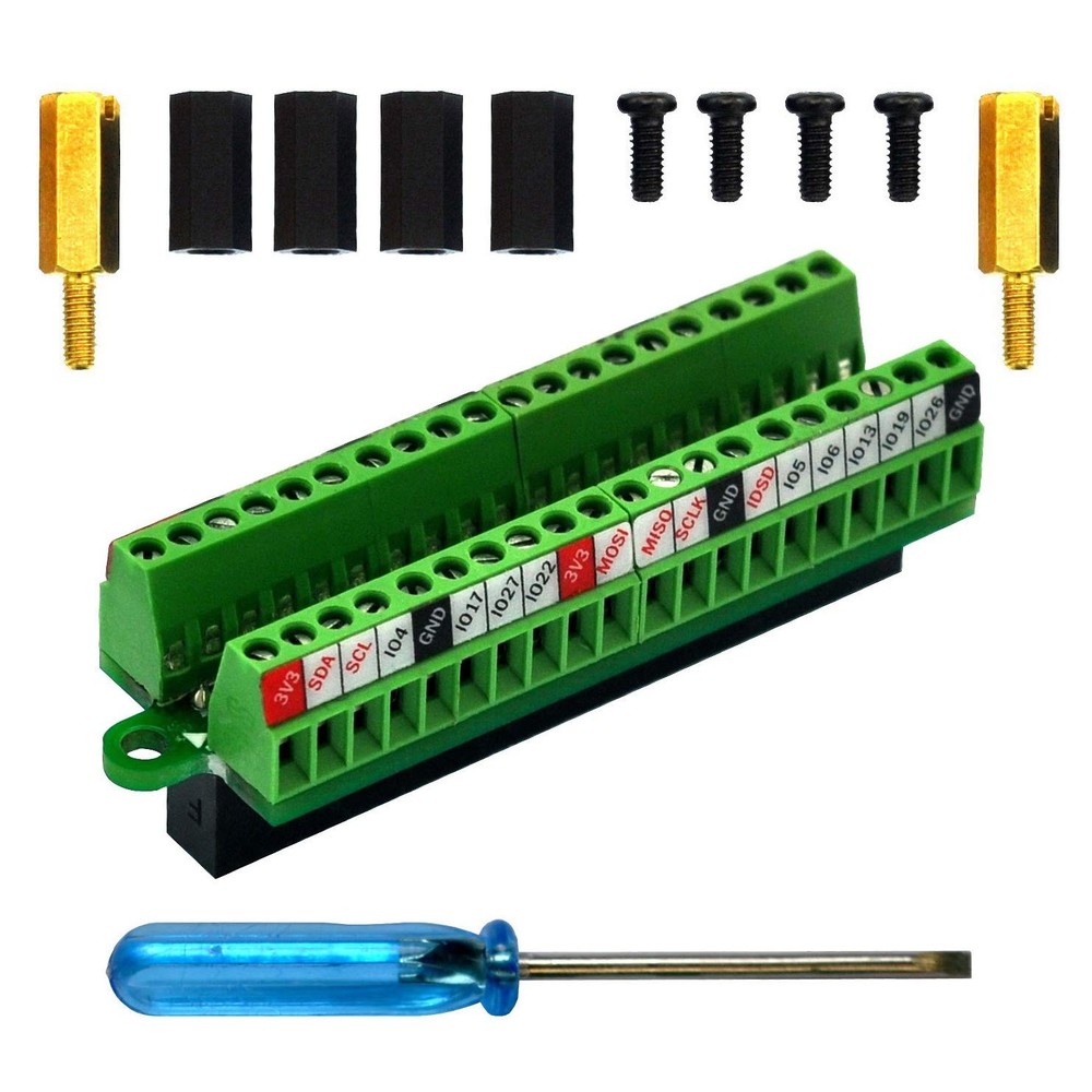 Ultra Small Raspberry Pi GPIO Terminal Block Breakout Board Module RPi