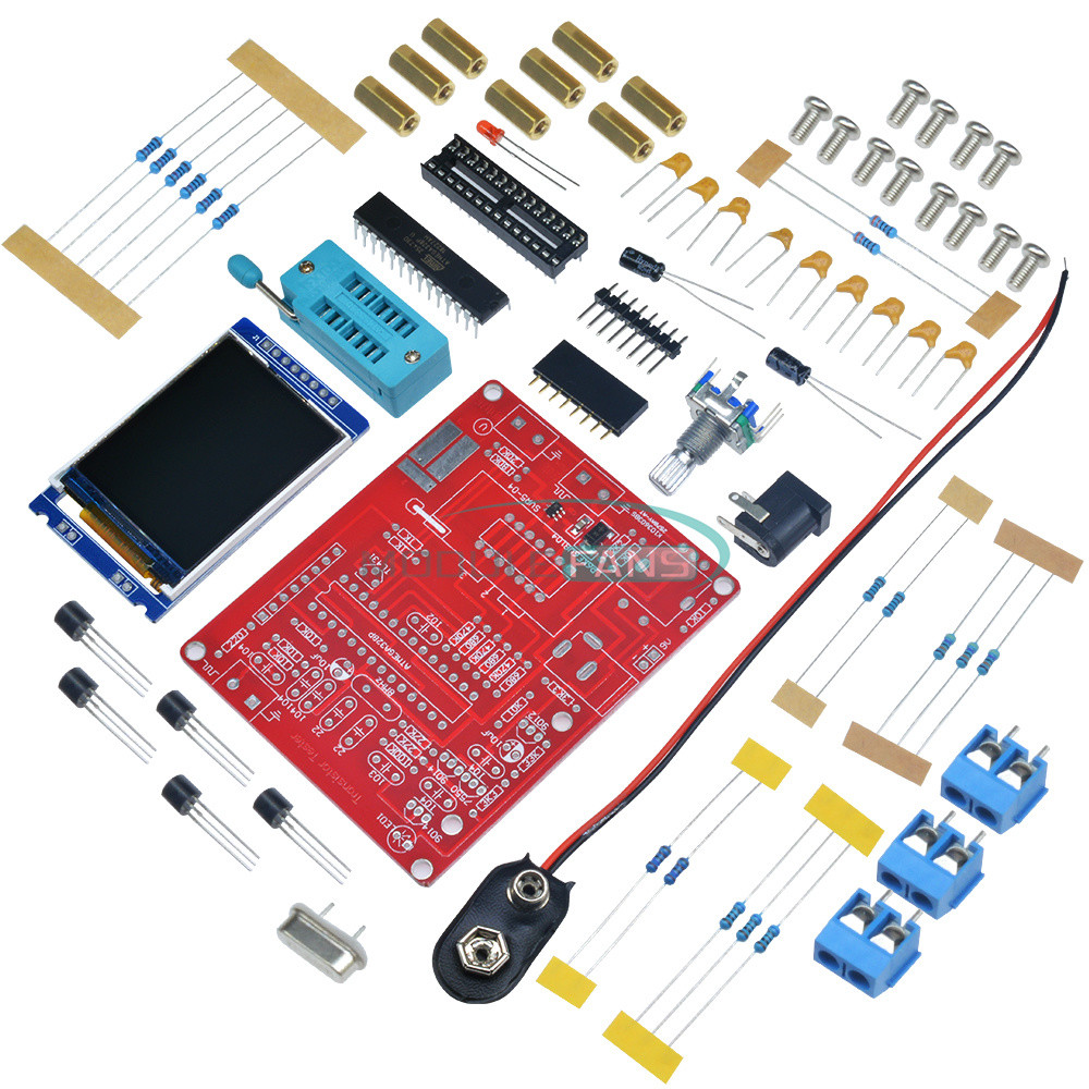 LCD 12864 Mega328 Transistor Tester Diode Capacitance DIY Kit LCR Meter
