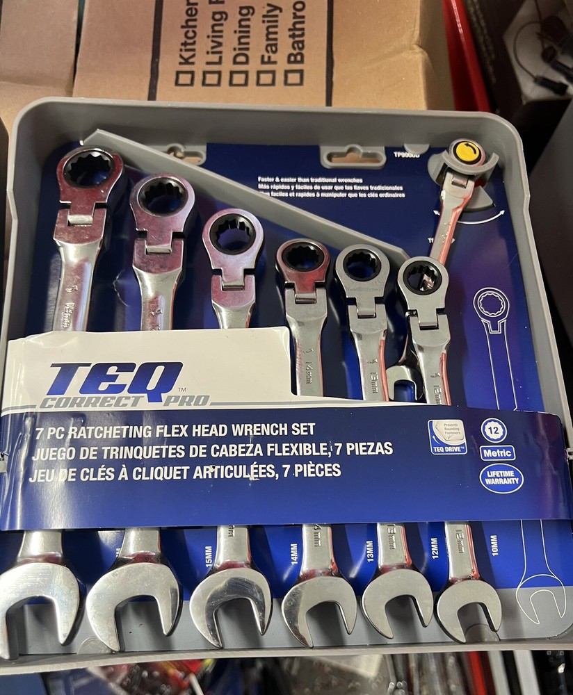 Teq Correct Pro Ratcheting Flex Head Wrenches