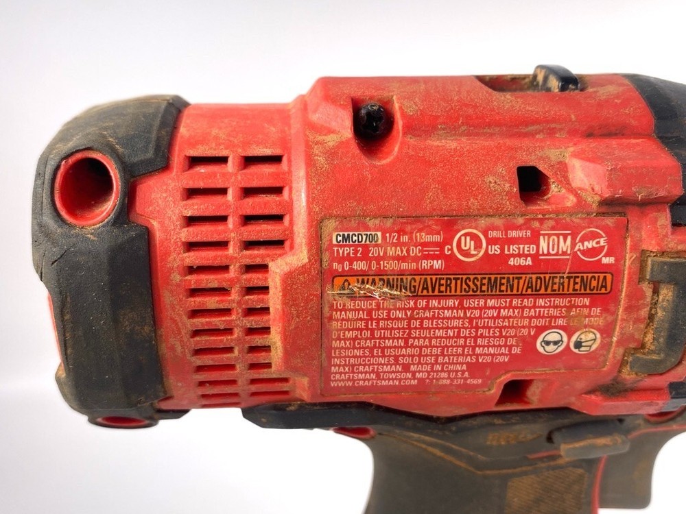 Craftsman CMCD700 20V Li-Ion 1/2" Drill