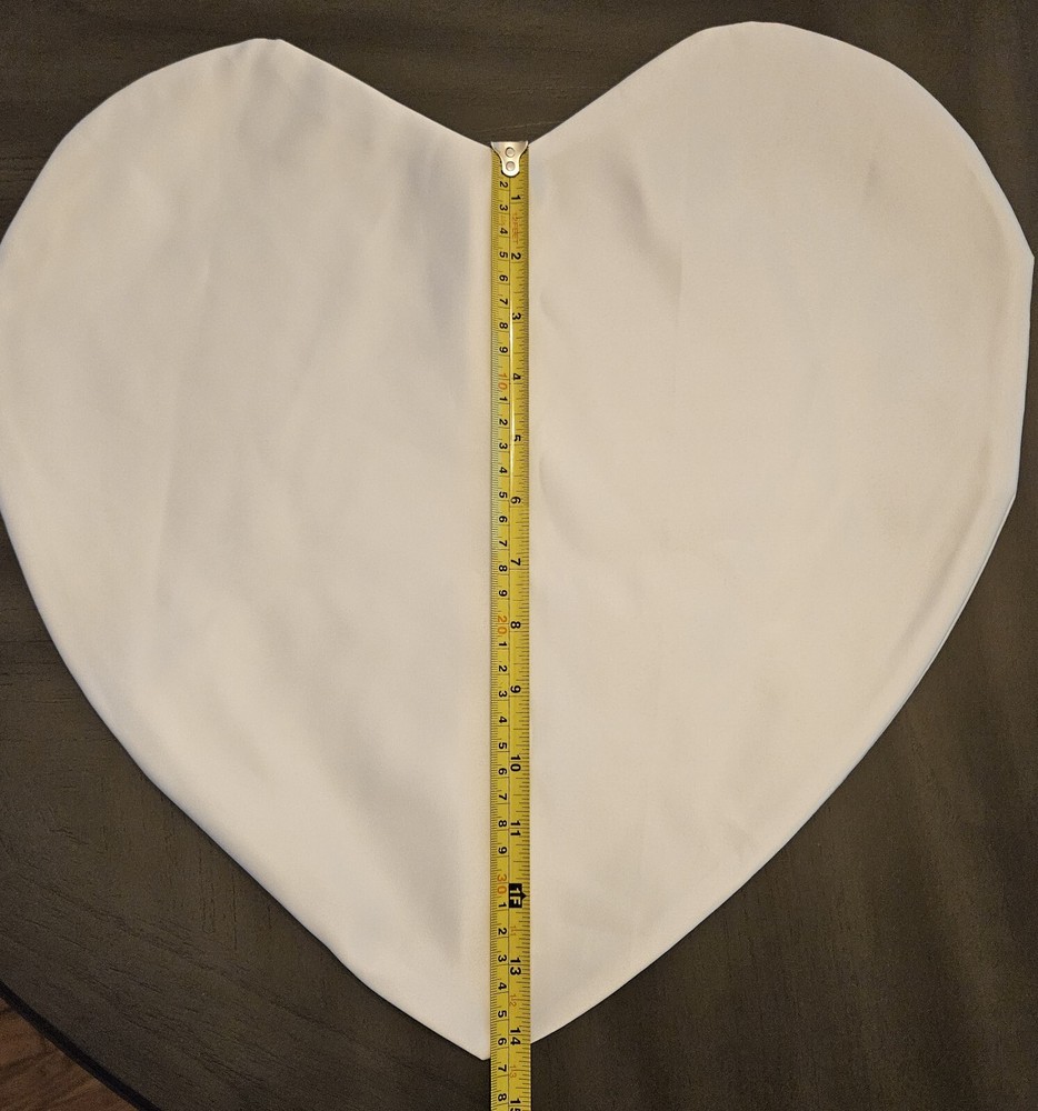 Heart Shape Pillow Case Cover Zippered