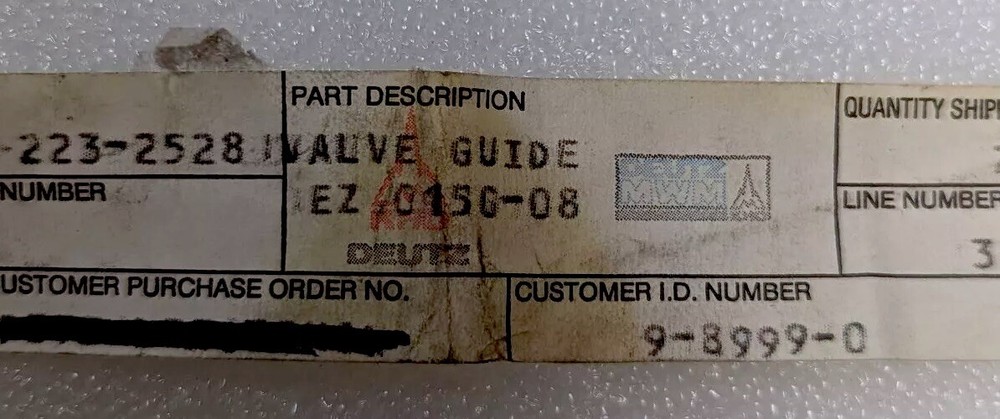 DEUTZ engine Valve Guide