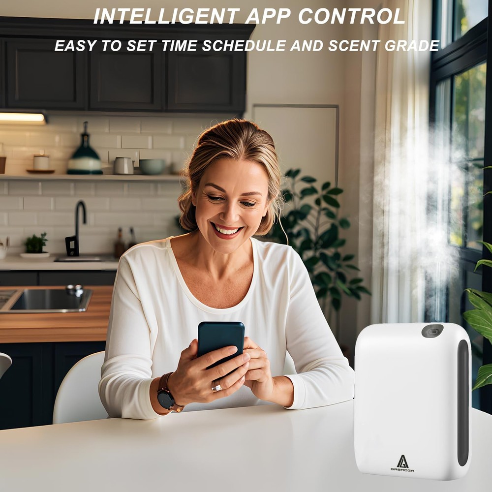 Smart Scent Air Machine for Home, 1500 Sq.Ft Coverage Hotel Collection Diffus...