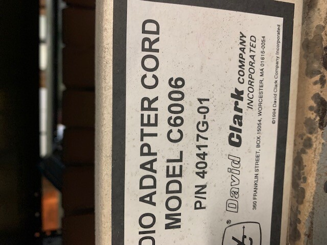 40417G-01/C6006  DAVID CLARK