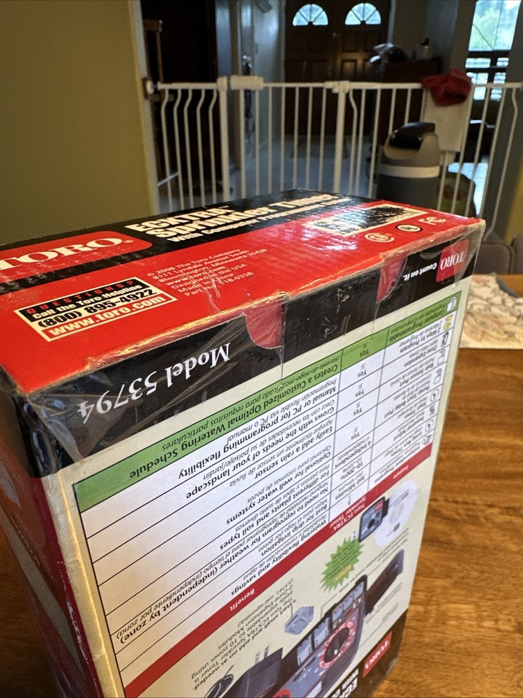 Toro Model 53794 ECXTRA 6 Zone Computer Programmable Sprinkler Timer
