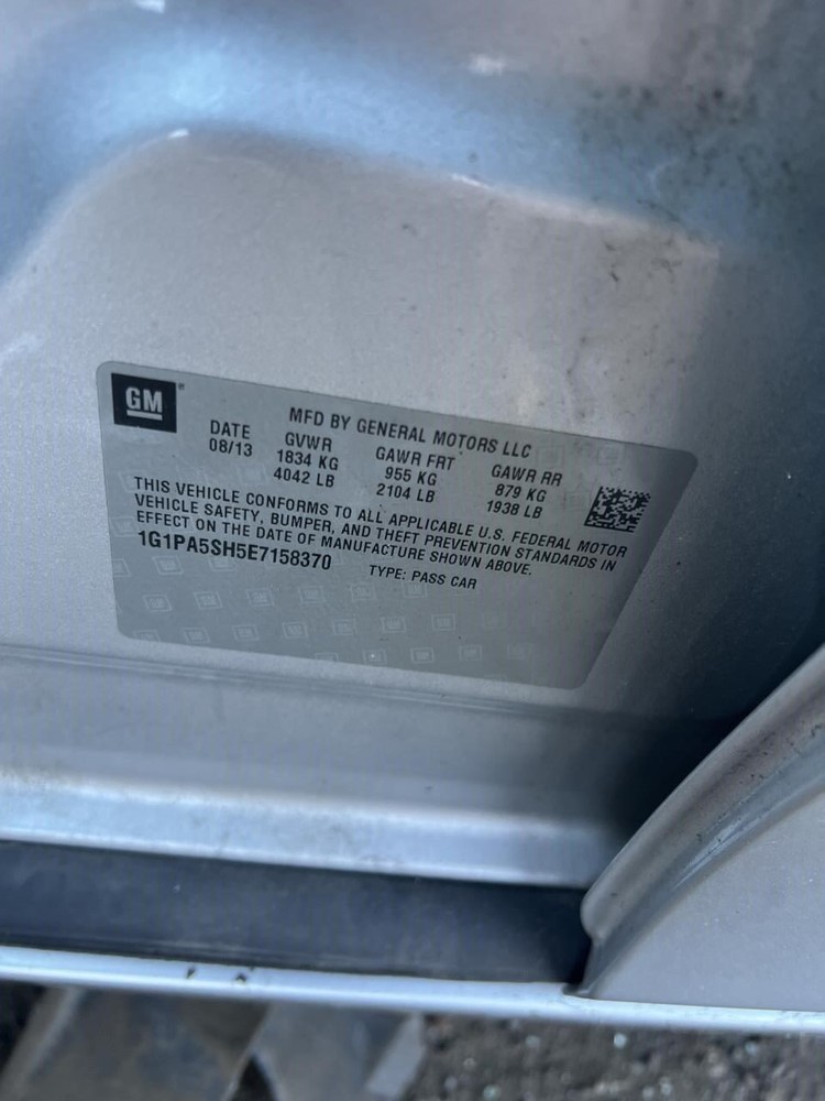 2014 CRUZE Third Brake Light Tested OEM