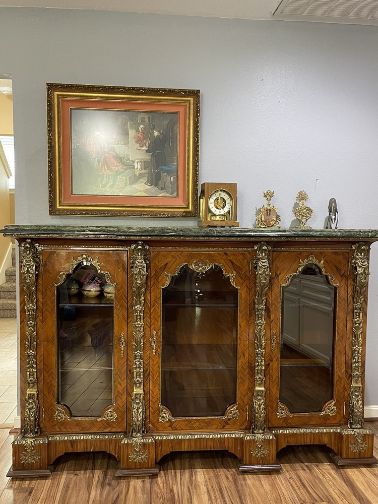 Beautiful, large Victorian style, Credenza, Display Sideboard