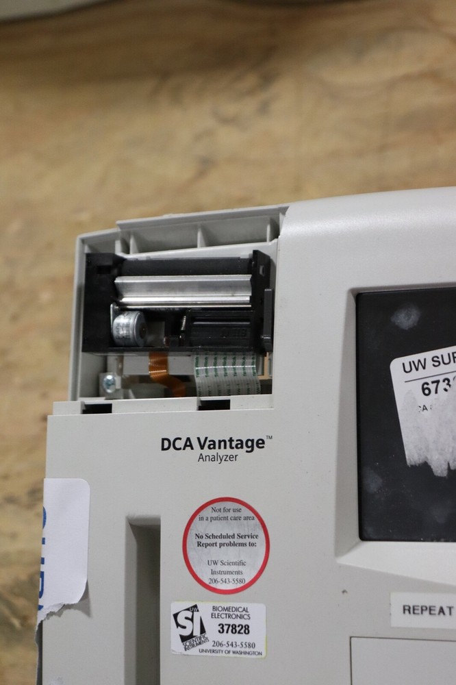 Siemens Medical DCA Vantage Analyzer PRINTER COVER MISSING