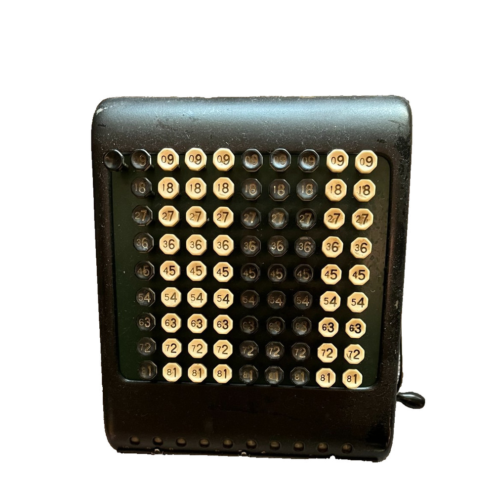 Burroughs Key Calculator Adding Machine Keys Locked Needs Fixing