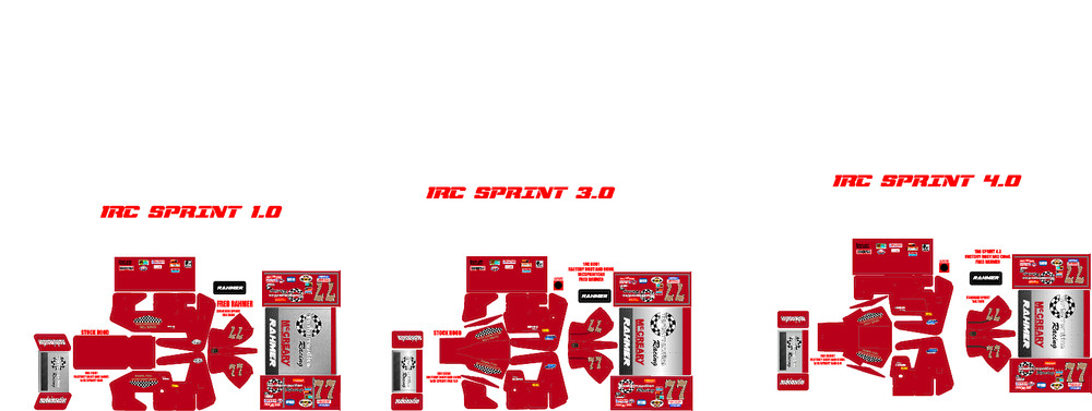 1RC SPRINT WRAP FRED RAHMER THEME WRAP KIT
