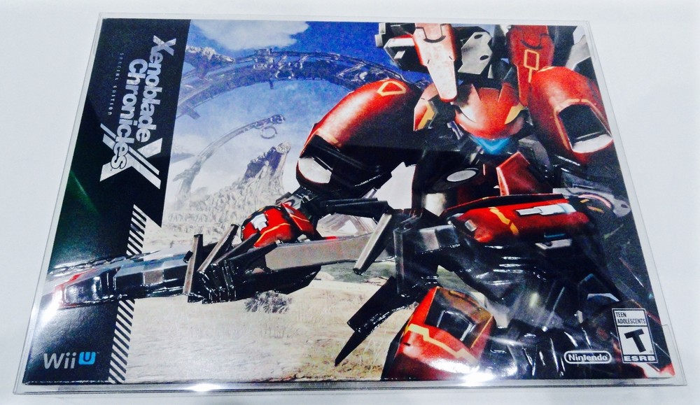 1 Box Protector For XENOBLADE CHRONICLES Special Edition Wii U Display Case