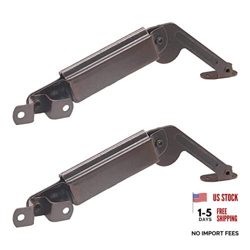 Spring Lid Support Hinge, 2Pcs Left and Right Lid Support Hardware Hinge for