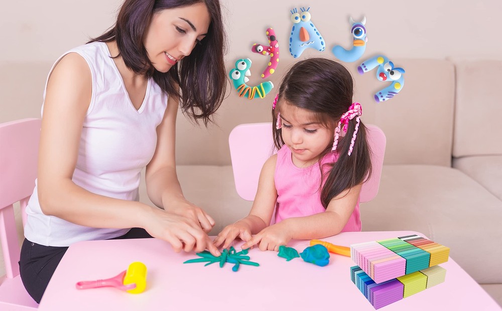 Polymer Clay 72 Colors, Modeling Clay for Kid Sets - Includes Sculpting Tools...