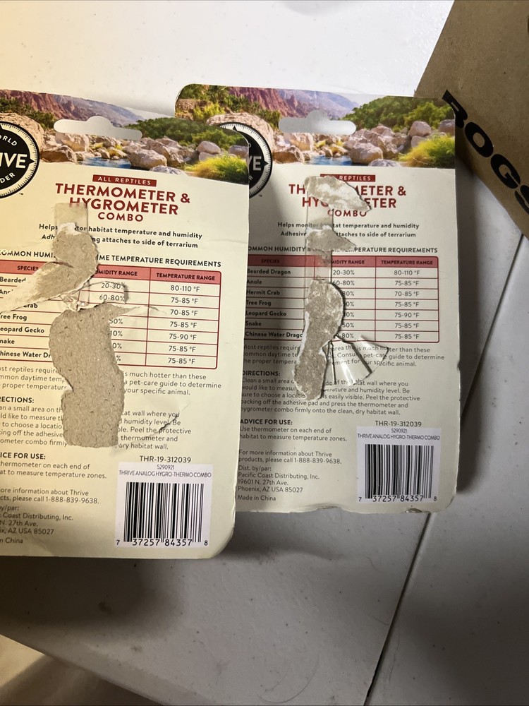 Thrive Thermometer & Hygrometer Combo For Reptiles