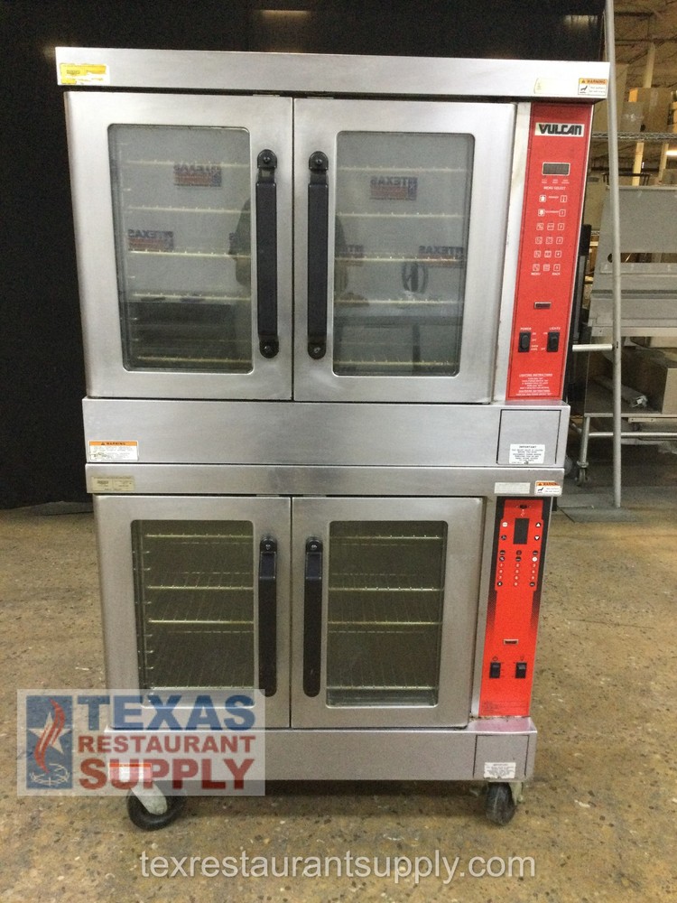 Vulcan Natural Gas Double Stack Full Size Convection Oven