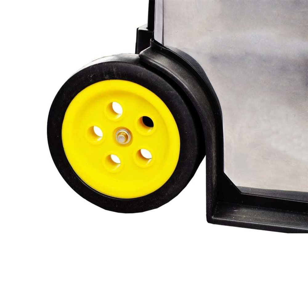 NNEVL 3-Part Rolling Tool Box with 2 Wheels