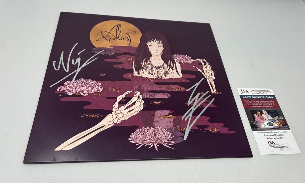 Alcest signed Kodama Album JSA COA