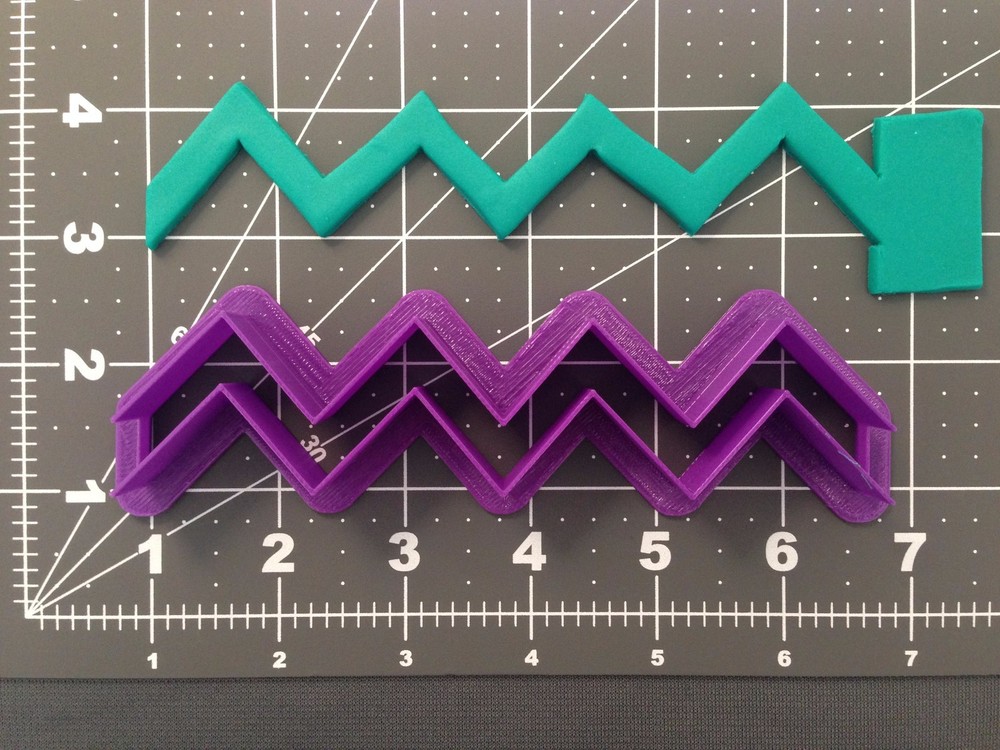Chevron Pattern Cookie Cutter