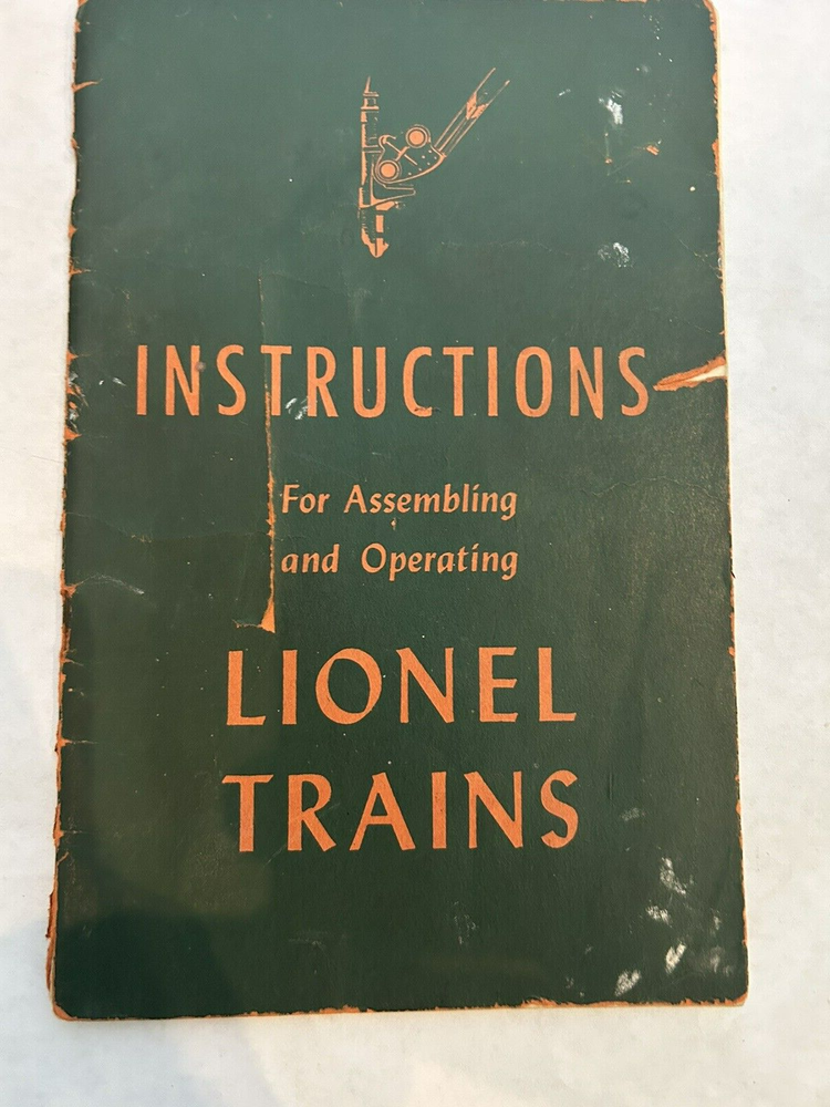 LIONEL 1946 Assembling & Operating Train Manual
